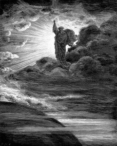 Tanrı ışığı yaratıyor, 1866 by Gustave Dore