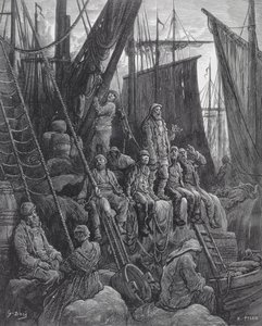 Houndsditch, William Blanchard Jerrold (1826-94) tarafından yazılan 'London, a Pilgrimage'den, Heliodore Joseph Pisan (1822-90) tarafından oyulmuş, pub. 1872 by Gustave Dore
