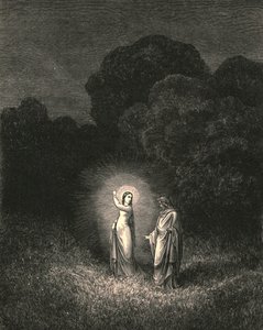 Şimdi sana bu işi teklif eden ben, Beatrice, c1890. by Gustave Dore