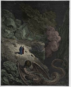 Cehennem, Canto 17: Geryon, aldatmanın sembolü, Dante Alighieri