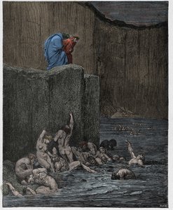 Cehennem, Canto 18 : Sekizinci dairedeki aşıklar ve dalkavuklar, Dante Alighieri