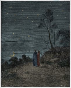 Cehennem, Canto 2: İlk gecenin kararan gökyüzü, Dante Alighieri