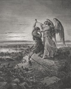 Yakup Melekle Güreşi, Yaratılış 32:24-32, Dore