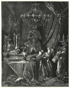 Mavi Sakal; Mavi Sakal (gravür) by Gustave Dore