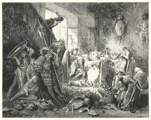 Uyuyan güzel; Uyuyan Güzel (gravür) by Gustave Dore
