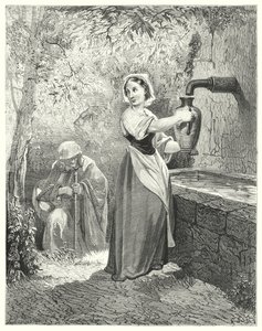Le Ücretler; Periler (gravür) by Gustave Dore
