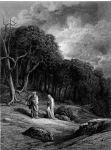 Brocéliande Ormanında Merlin ve Viviane - Alfred Tennyson