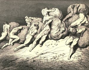 Ayın altındaki ya da şimdiye kadarki tüm altınlar değil, c1890. by Gustave Dore