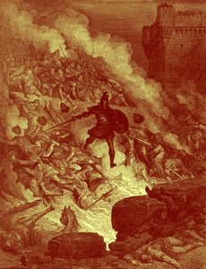 Ludovico Ariosto tarafından Orlando Furioso by Gustave Dore
