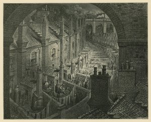 Londra üzerinden trenle by Gustave Dore