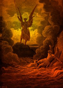 Kayıp Cennet: Şeytan ve Beelzebub.by Doré by Gustave Dore