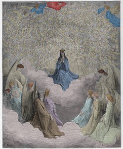 Paradiso, Canto 31: Cennetin Kraliçesi - Dante Alighieri by Gustave Dore