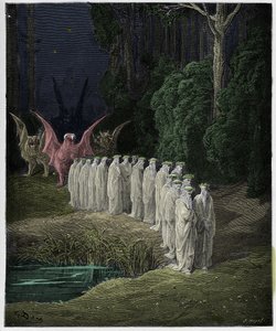 Purgatorio, Canto 29: Apokaliptik tören alayındaki 24 yaşlı, Dante Alighieri
