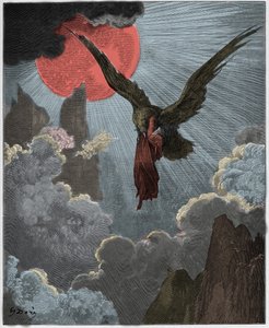 Purgatorio, Canto 9 : Dante, bir rüyada bir kartal tarafından taşınır, Dante Alighieri