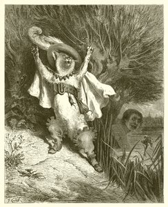 Çizmeli Kedi, c.1868 by Gustave Dore