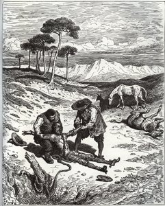 Sancho ve kuzeni, Don Kişot