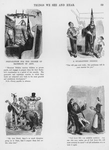 Gustave Dore tarafından Esprili ve Grotesk Eskizler (gravür) by Gustave Dore