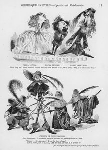 Gustave Dore tarafından Esprili ve Grotesk Eskizler (gravür) by Gustave Dore