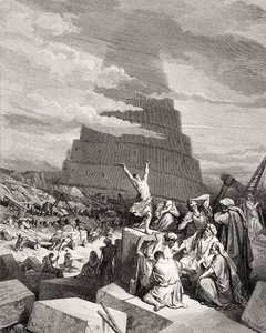 Dillerin Karışıklığı, Yaratılış 11:7-9, Dore