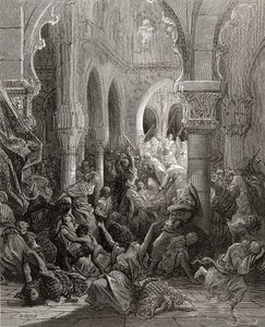 Haçlılar Caesarea sakinlerini katlediyor, J-F