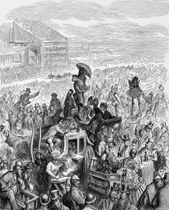 Derbi - Öğle yemeğinde Gustave Doré tarafından by Gustave Dore
