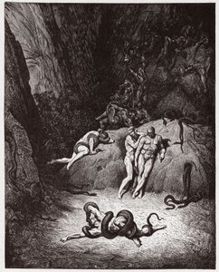 İlahi Komedya (La Divina Commedia, La Divine Comedie), Cehennem, Canto 25: Agnello