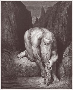 İlahi Komedya (La Divina Commedia, La Divine Comedie), Cehennem, Canto 31: Dev Antaeus, Dante ve Virgil