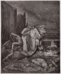 İlahi Komedya (La Divina Commedia, La Divine Comedie), Cehennem, Canto 8: Floransalı Philippo Argenti