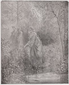 İlahi Komedya (La Divina Commedia, La Divine Comedie), Araf, Canto 27: Dante
