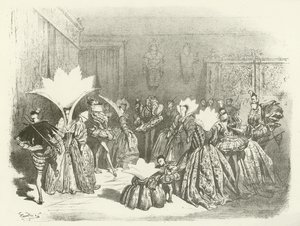 Henry III Saltanatında Jig-A Ball (gravür)