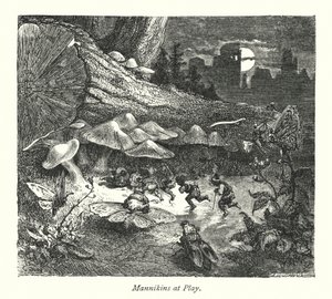 Mannikinlerin Kalesi (gravür) by Gustave Dore