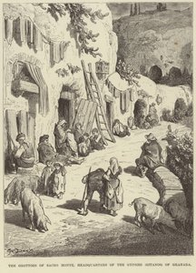 ಸ್ಯಾಕ್ರೊ ಮಾಂಟೆ ಟರ್ಕಿಯ ಗ್ರೊಟೊಗಳು by Gustave Dore