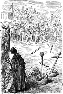 "Bir Penny Üç Çubuk", 1872. by Gustave Dore