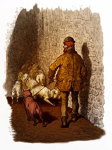 Gustave Doré tarafından gravür Victoria Londra Rıhtımları by Gustave Dore