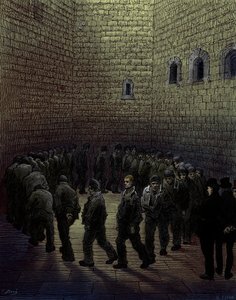 Victoria Londra hapishanesi by Gustave Dore