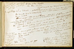 Çalışma kitabının folio 41 n. 19 Gustave Flaubert
