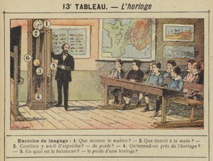 Saat (renkli taş) by Gustave Fraipont