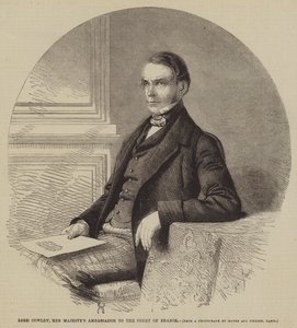 Lord Cowley, Majestelerinin Fransa Mahkemesi Büyükelçisi by Gustave Janet