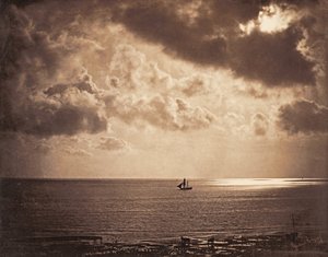 Suyun Üzerinde Brig by Gustave Le Gray