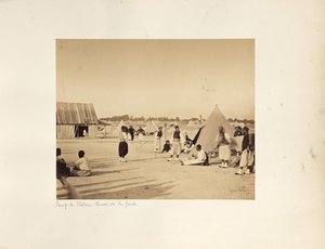 Châlons Kampı: İmparatorluk Muhafızları Zouaves by Gustave Le Gray