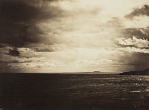 Bulutlu Gökyüzü, Akdeniz, 1857 by Gustave Le Gray