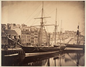 La Reine Hortense - İmparatorun Yatı, Havre by Gustave Le Gray