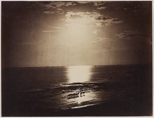The Crowned Sun, Normandiya, 1856-59 (ıslak kolodion negatifinden albüm baskısı) by Gustave Le Gray