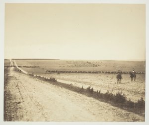 Manevralar, Camp de Châlons, 1857. by Gustave Le Gray