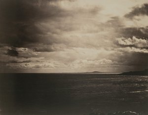 Agde Dağı ile Akdeniz, 1857. by Gustave Le Gray