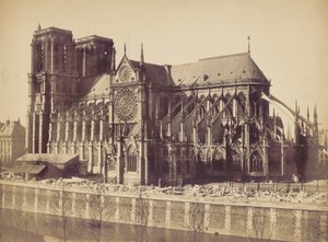 Notre-Dame de Paris Katedrali by Gustave Le Gray