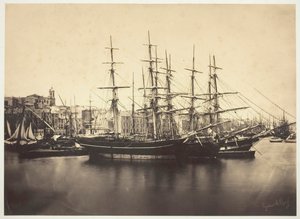 Sète, 1857 de Limanda Gemiler. by Gustave Le Gray