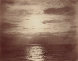Bulutlarda Güneş Etkisi-Okyanus by Gustave Le Gray