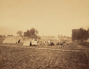 [Çadırlar ve Askeri Teçhizat, Camp de Chalons] by Gustave Le Gray