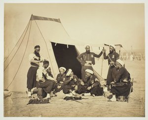 İsimsiz Zouaves, 1857. by Gustave Le Gray